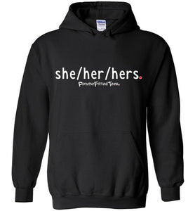 She/Her/Hers Plain - Hoodie