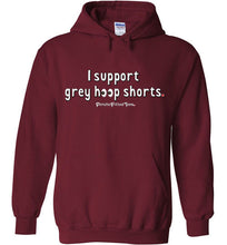 Load image into Gallery viewer, I Support Grey Hoop Shorts - Hoodie