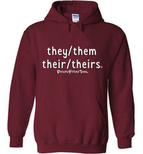 Load image into Gallery viewer, They/Them/Their/Theirs Plain - Hoodie