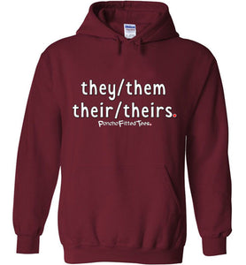 They/Them/Their/Theirs Plain - Hoodie