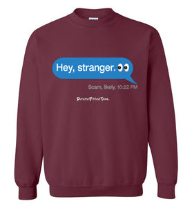 Hey, Stranger; Scam - Crewneck