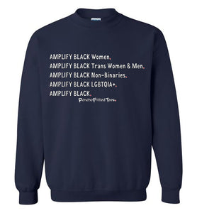 Amplify Black - Crewneck