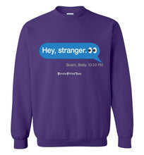 Load image into Gallery viewer, Hey, Stranger; Scam - Crewneck