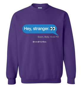 Hey, Stranger; Scam - Crewneck