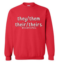 Load image into Gallery viewer, They/Them/Their/Theirs Plain - Crewneck