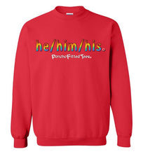 Load image into Gallery viewer, He/Him/His Pride - Crewneck