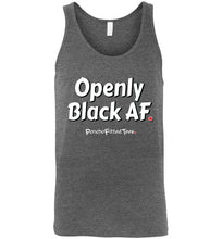 Load image into Gallery viewer, Openly Black AF - Unisex Tank