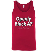 Load image into Gallery viewer, Openly Black AF - Unisex Tank