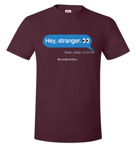 Hey, Stranger; Scam - Unisex Tee