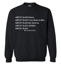 Load image into Gallery viewer, Amplify Black - Crewneck