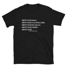 Load image into Gallery viewer, Amplify Black - Unisex Tee